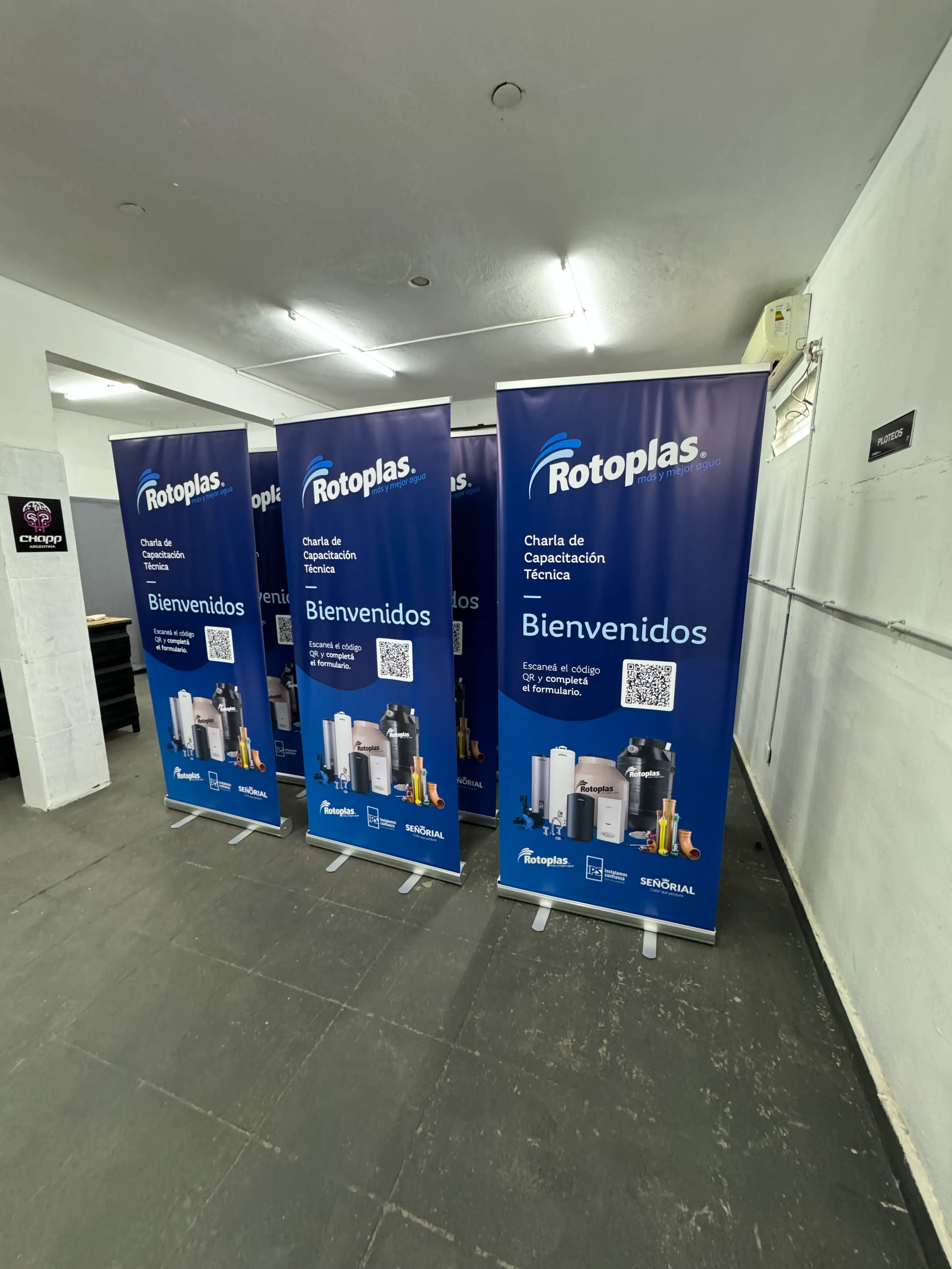 Banners Roll-Up para Rotoplas impresos en lona