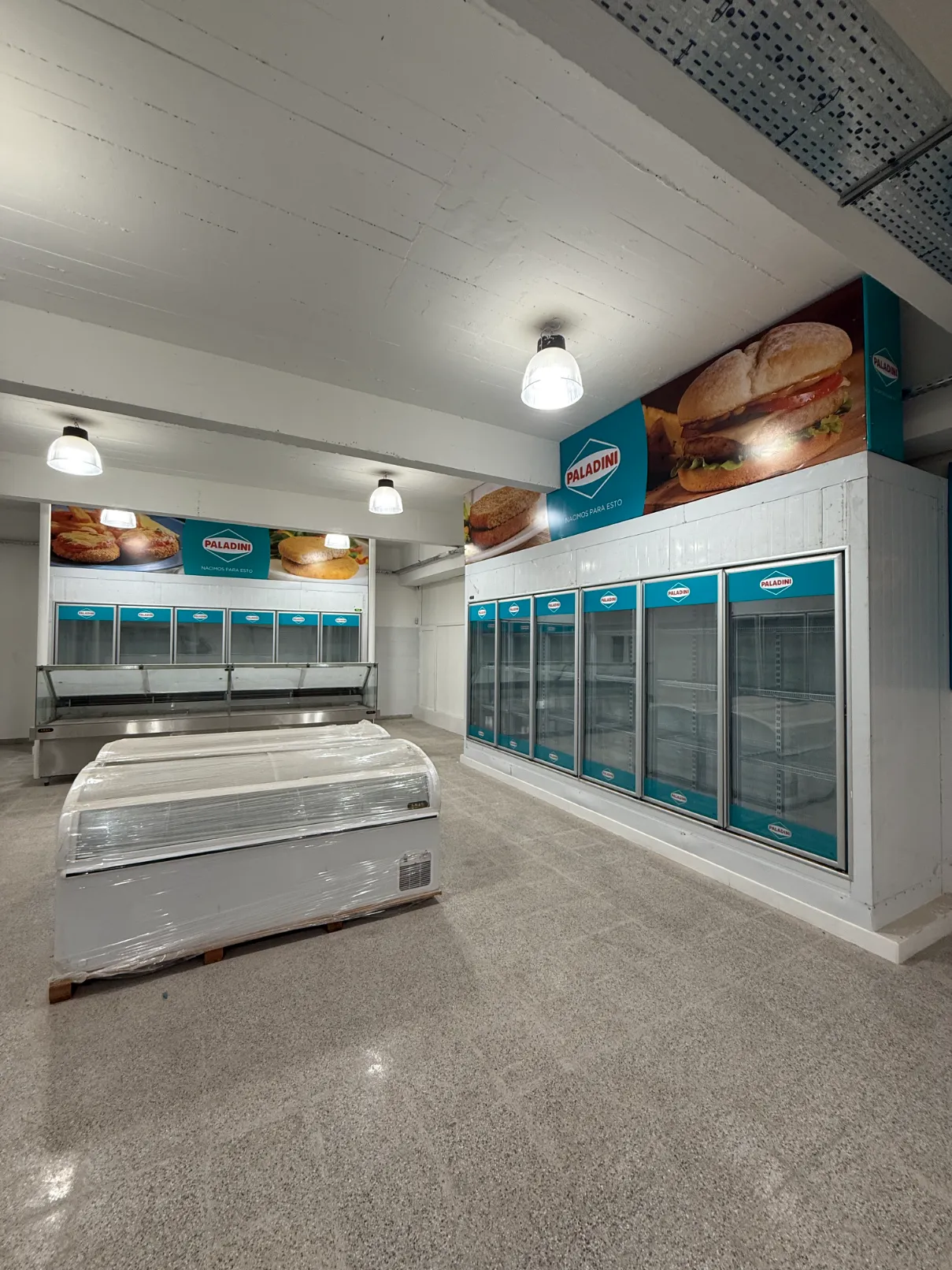 Instalación de cartelería y gráfica Paladini en interior de punto de venta